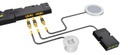 ADAPTOR CONECTOR CABLU ALIMENTARE LOOX3S PT BANDA LED LOOX5 12V