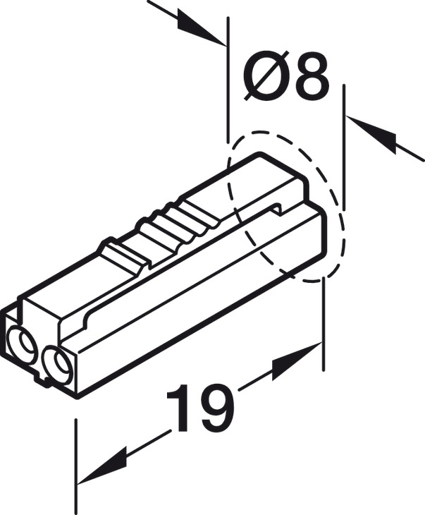 CAB CONECT BANDA 8MM LA TRANSF2ML LOOX5