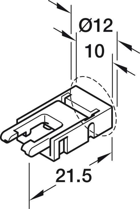 CAB CONECT BANDA 8MM LA TRANSF2ML LOOX5