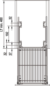 COS STANDARD 300/245X450X470 CROM