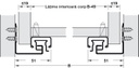 GLISIERA MX A30 350MM EXTRACTIE TOTALA 3D HAFELE