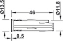 INTRERUPATOR LED CU REGLARE INTENSITATE D12 MM