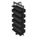 COLOANA ROTATIVA PANTOFI 790X990 CM - ANTRACIT - STARAX