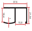 PROFIL MANER ALUMINIU 3M