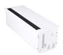 PRIZA INCASTRABILA CU PERIE 4 SCHUKO+2 USB+1 LAN - ALB