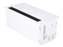 PRIZA INCASTRABILA CU PERIE 3 SCHUKO+2 USB+1 LAN - ALB