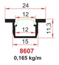 PROFIL BANDA LED INGROPAT 3 MT - ALUMINU TR