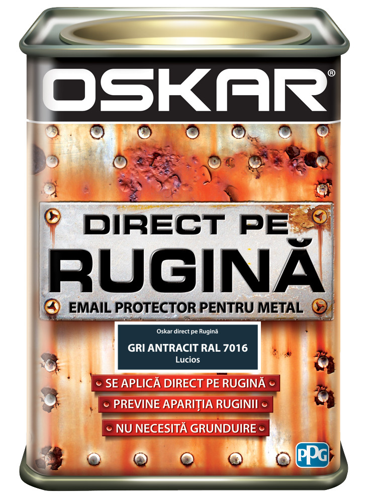 OSKAR RUGINA EMAIL GRI ANTRACIT RAL 7016 LUCIOS 0.5L