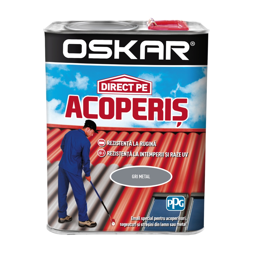 OSKAR ACOPERIS EMAIL GRI METAL 0.75L