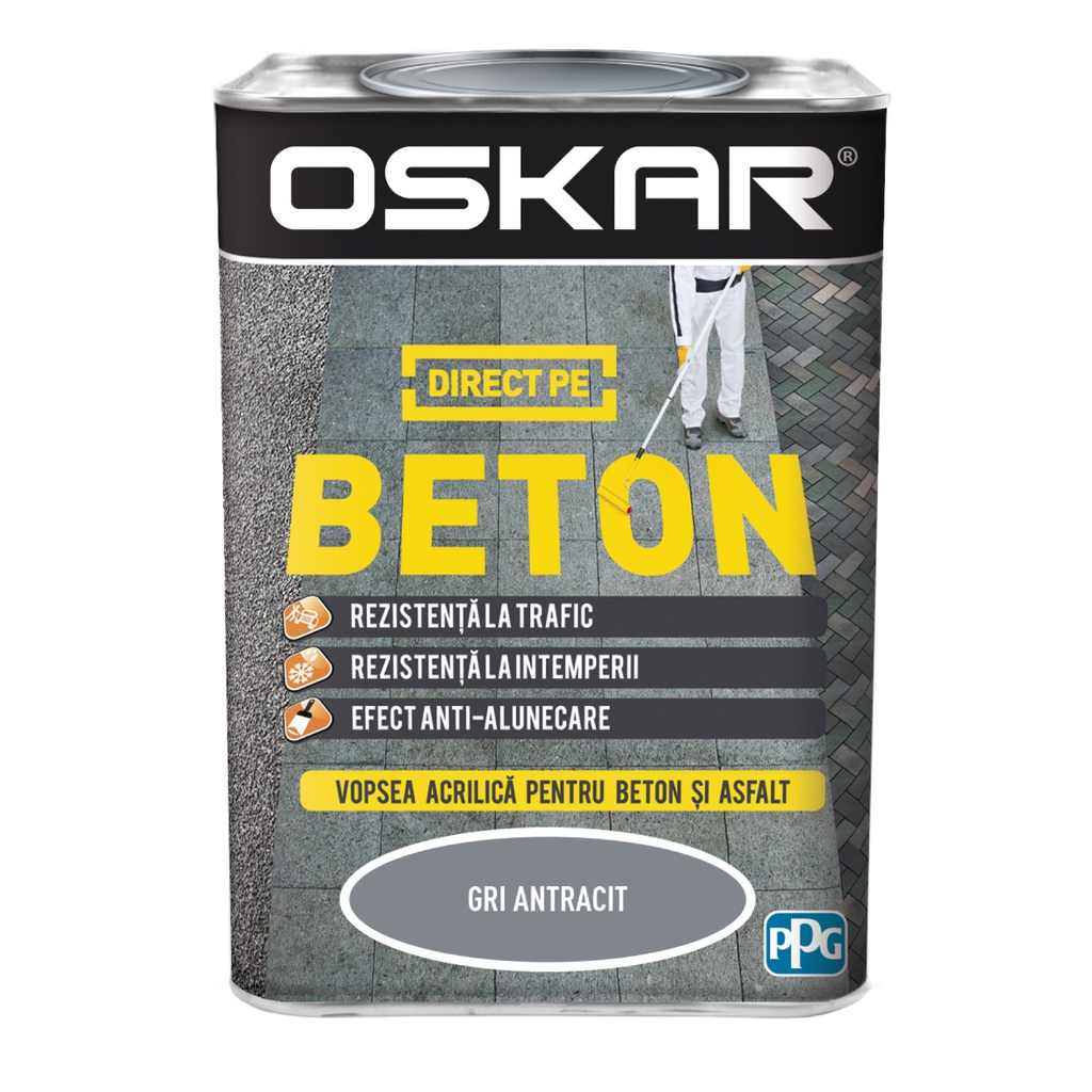 OSKAR BETON EMAIL GRI ANTRACIT 0.75L