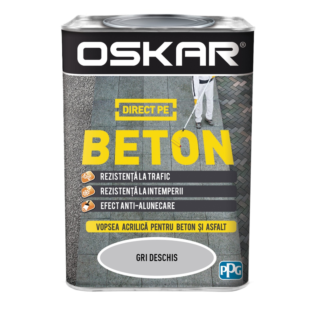 OSKAR BETON EMAIL GRI DESCHIS 0.75L