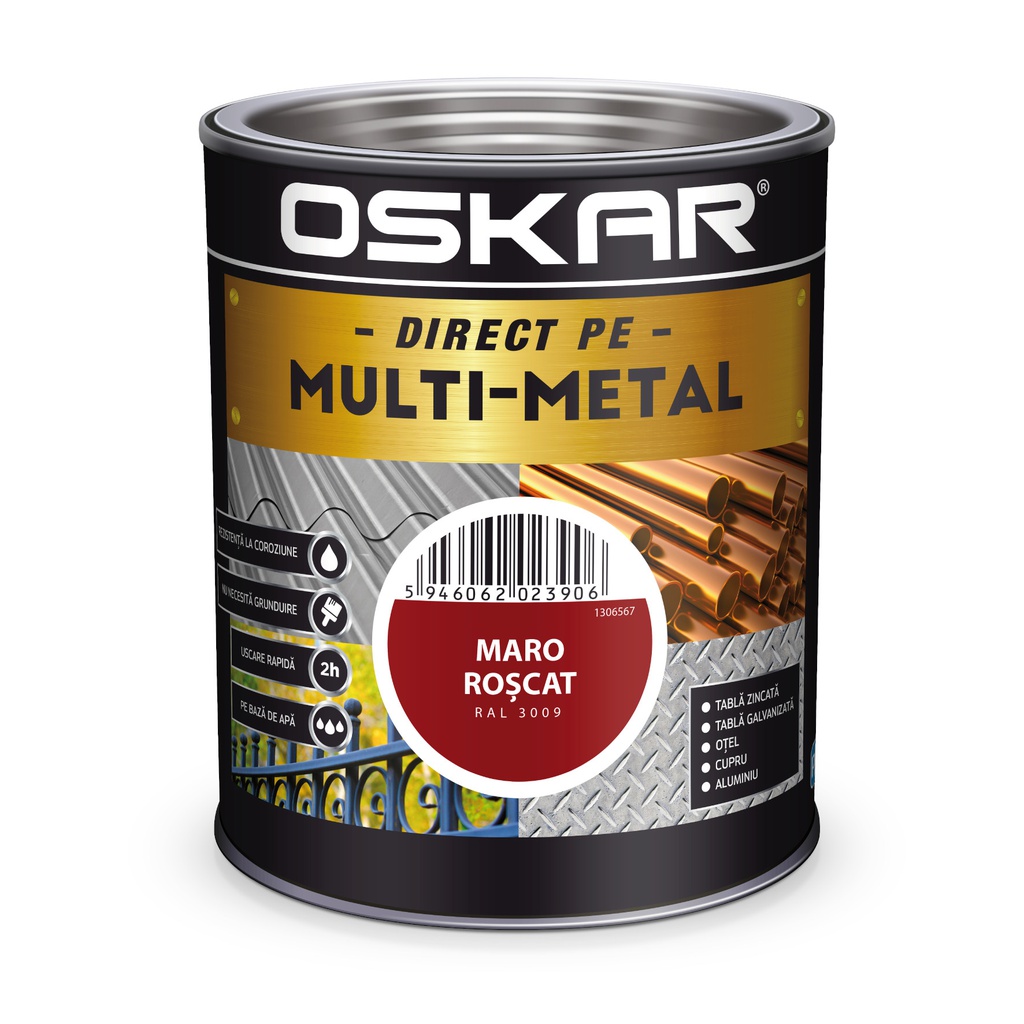 OSKAR MULTIMETAL EMAIL MARO ROSCAT RAL 3009 0.75L