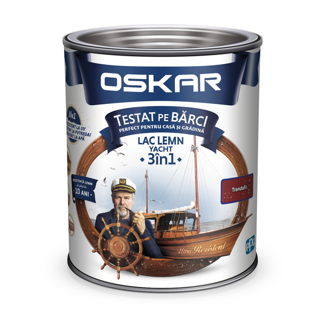 OSKAR LAC LEMN YACHT 3IN1 TRANDAFIR 0.75L