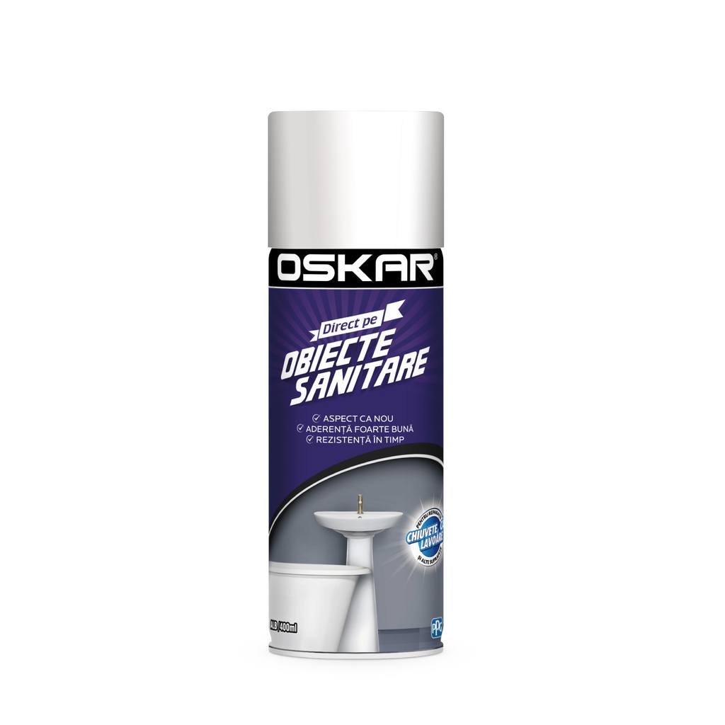 OSKAR DIRECT PE OBIECTE SANITARE ALB 400ML