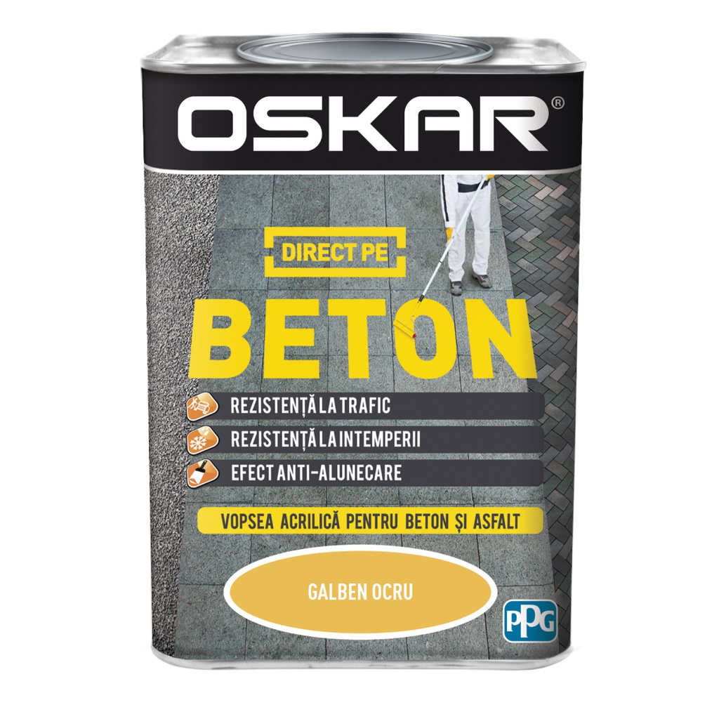 OSKAR BETON EMAIL GALBEN 0.75L