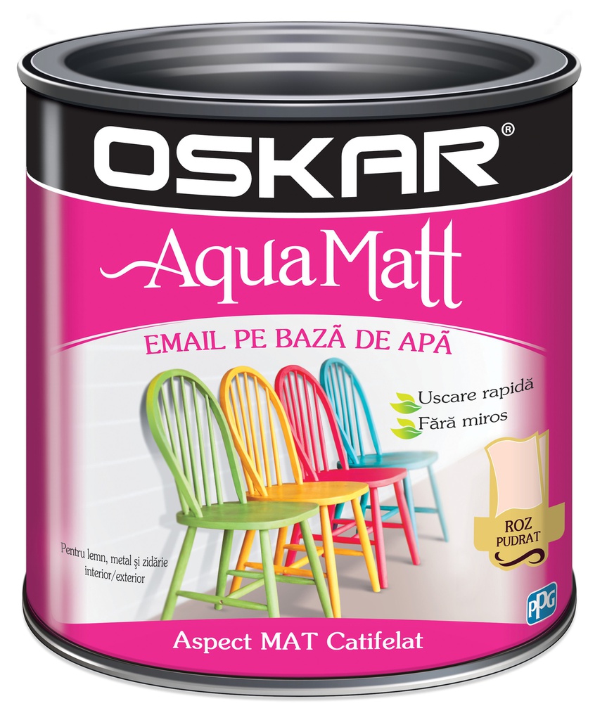 OSKAR AQUA MATT EMAIL ROZ PUDRAT 0.6L