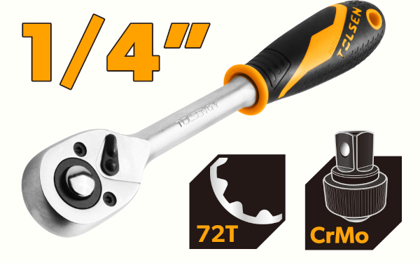 Clichet reversibil Cr-Mo 1/4", Industrial