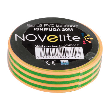 NV_BANDA IZOLATOARE IGN PVC_20M_VERDE+GALBEN