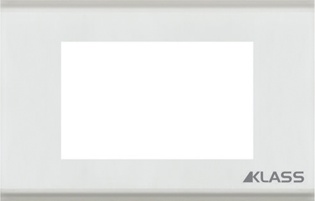 M-klass 0863 - Suport + rama alba 3module