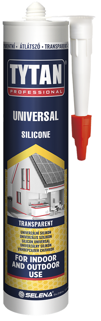 SILICON UNIVERSAL TRANSPARENT 280 ML TYTAN 