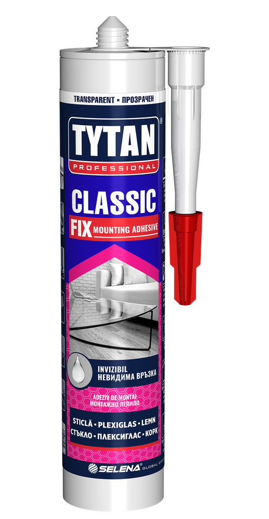 ADEZIV CLASSIC FIX TRANSPARENT 290ML TYTAN