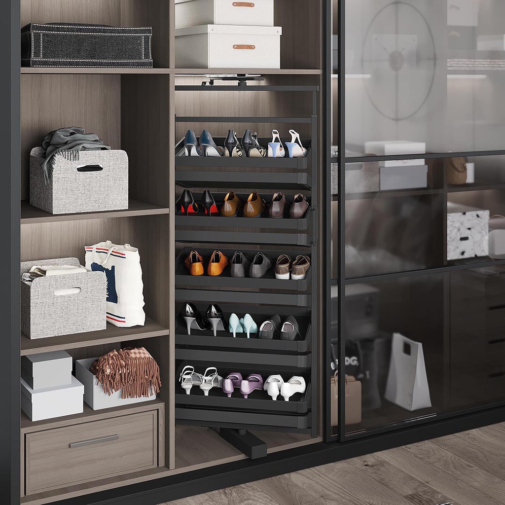 COLOANA ROTATIVA PANTOFI 790X990 CM - ANTRACIT - STARAX