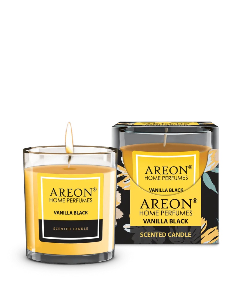 Areon Home Scented Candle Vanilla Black