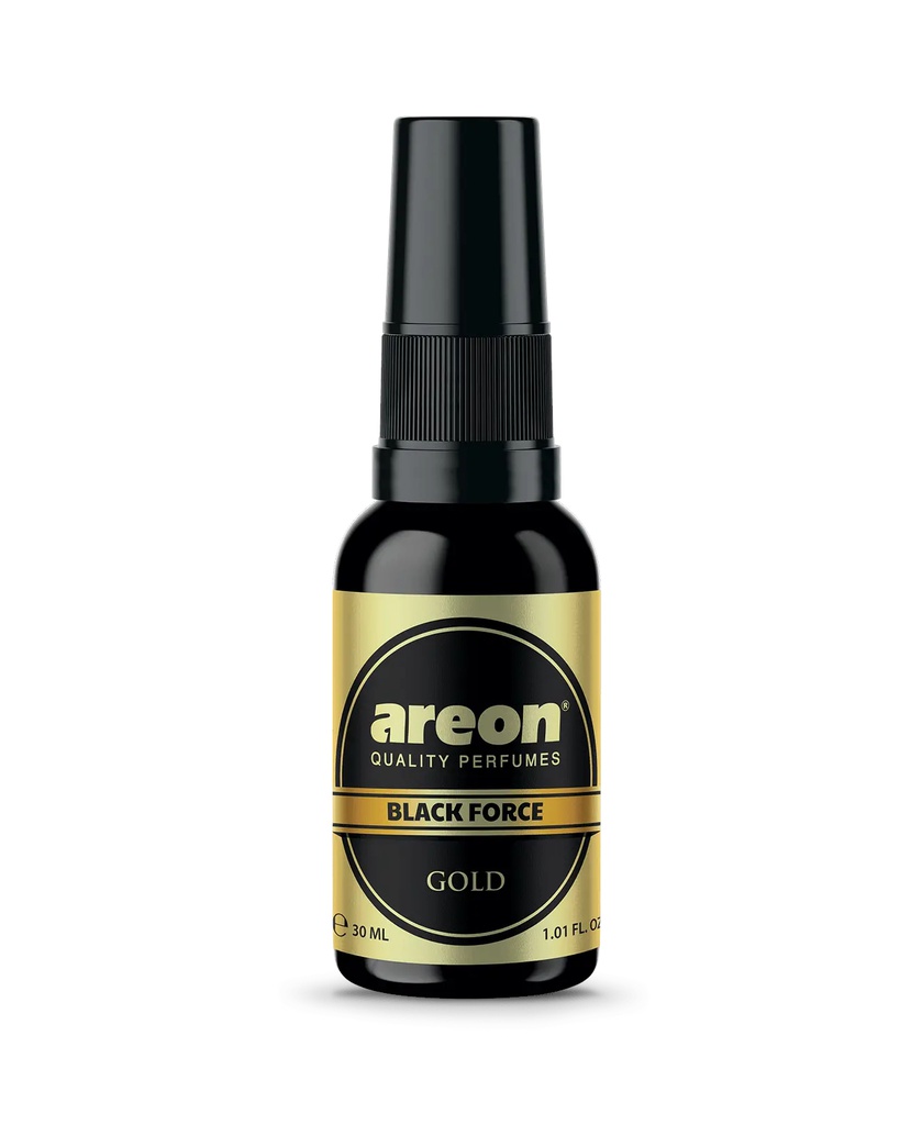 Areon Perfume Spray Black Force 30 ml Gold