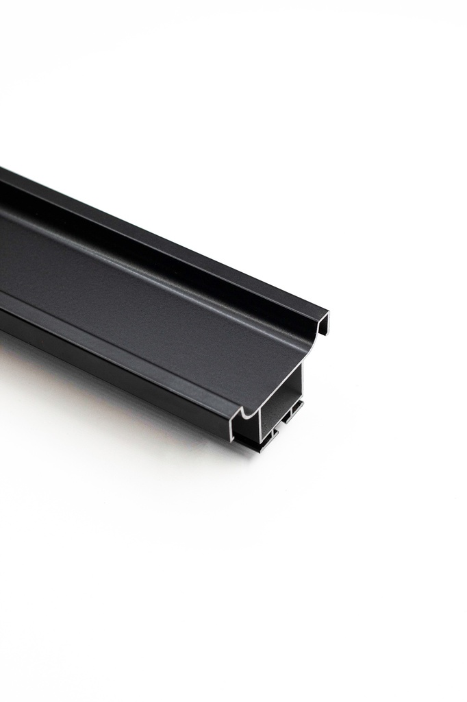 PROFIL GOLA VERTICAL 3M TIP U NEGRU