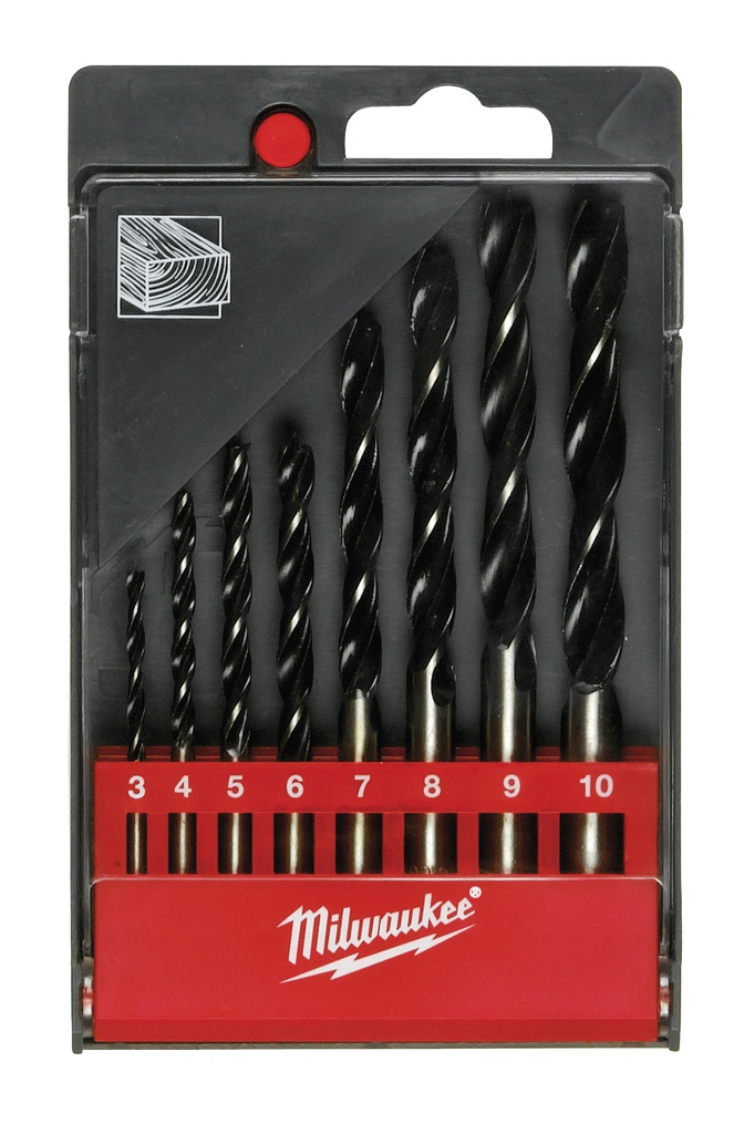 SET 8 BUC BURGHIE PENTRU LEMN D 3,4,5,6,7,8,9,10