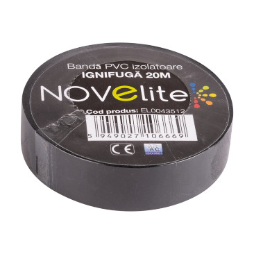 [EL0043512] NV_BANDA IZOLATOARE IGN PVC_20M_NEGRU