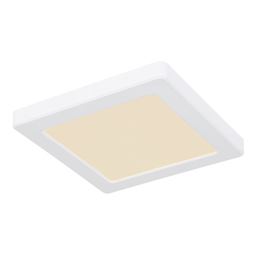 [12380-12W] Plafoniera plastic alb, plastic opal, comutator glisant, culor