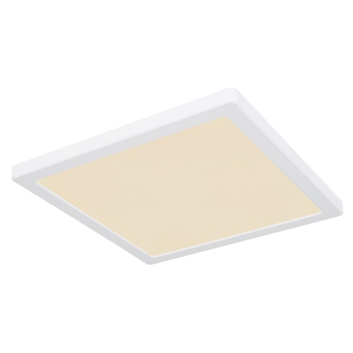 [12380-24W] Plafoniera plastic alb, plastic opal, comutator glisant, culor