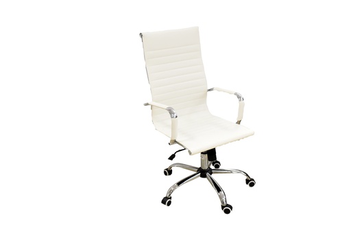 [XY05-ALB] SCAUN DIRECTORIAL SPATAR 65X48CM SEZUT 48X48CM REGLABIL ALB