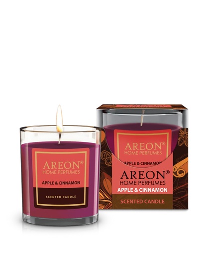 [CR01] Areon Home Scented Candle Apple &amp; Cinnamon