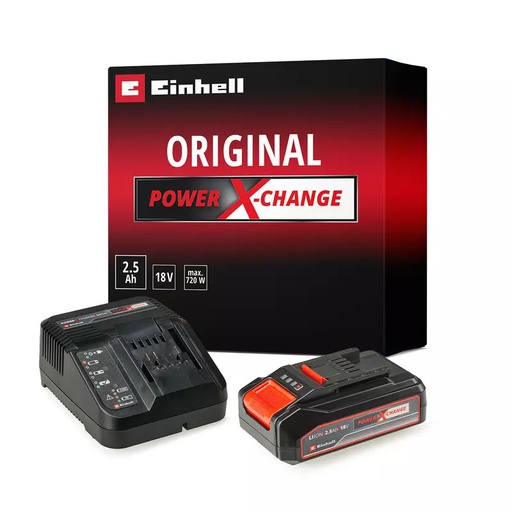 [4512097] STARTED KIT 18V 2,5Ah PXC - CONTINE TAXA VERDE - EINHELL