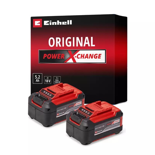 [4511526] ACUMULATOR TWINPACK PXC 18V 2X5,2 Ah ACUMULATOR LI-ION - EINHELL