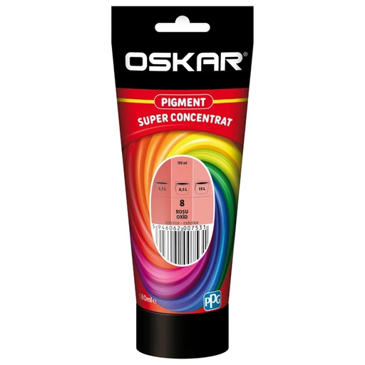 [432050] OSKAR PIGMENT 8 ROSU OXID 180ML